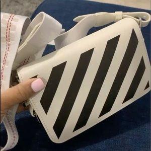 Off-White mini diag flag bag!